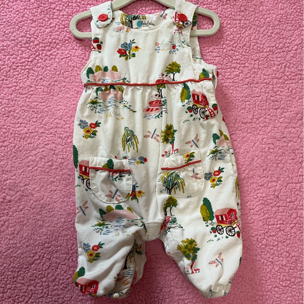Baby Boden Corduroy Romper